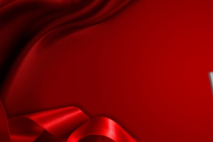 淘宝口红美妆大促喜庆红色banner