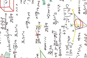 清新数学公式背景