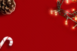 圣诞节礼物小清新几何红色banner