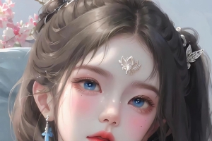 可爱漂亮动漫美少女长辫子4K手机壁纸