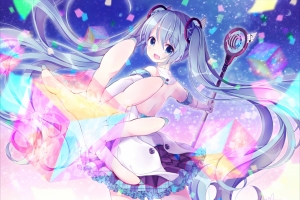 魔神 初音少女5k壁纸