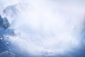 冰天雪地冰冷幽蓝