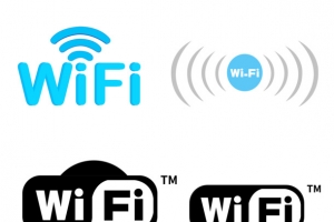 蓝色WiFi图标免抠素材