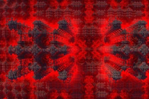 分形 正方形 体积 红色 抽象 4k壁纸 3840x2160