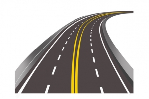 高速公路马路插画