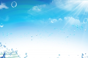 蓝色主图清凉背景高清PNG透明免扣设计素材免费下载