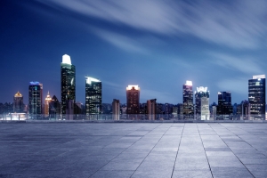 城市夜晚背景banner
