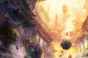 挑战挣脱释放佛祖