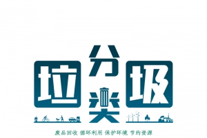 垃圾分类字体元素