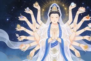 千手观音 星空 4K壁纸3840x2160