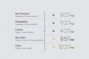 世界时钟时间滑块在线显示时间下载