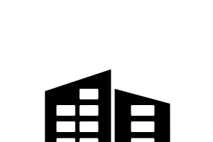 公司大楼 实力厂家 线性小城市标志