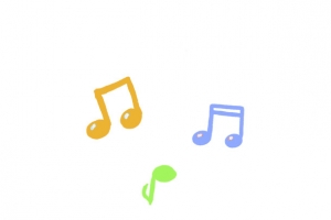 彩色的三个音符