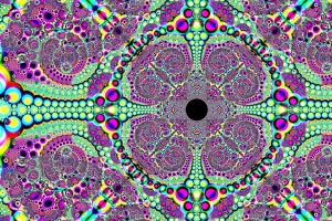 圆形 分形 图案 万花筒 抽象 4k壁纸 3840x2160