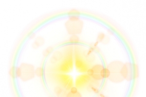 彩色星光光芒免抠png