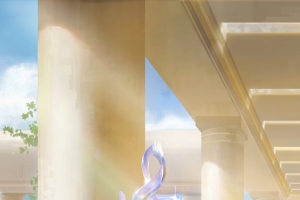 王者荣耀闪光计划 走廊美女4k手机壁纸竖屏