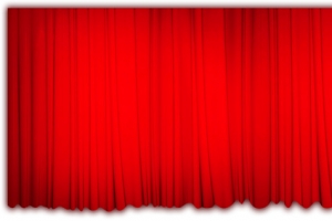 红色帷幕banner