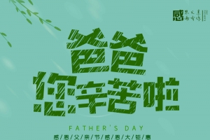 爸爸您辛苦了感恩父亲节