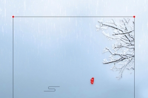 霜花简约背景图