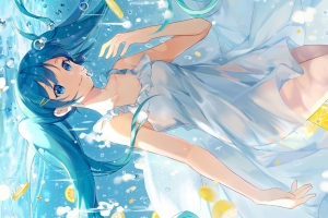 水下初音未来4k高清动漫壁纸3840x2160