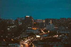 夜城 城市 灯光 建筑 建筑 4k壁纸 3840x2160