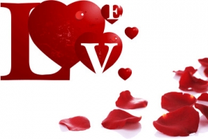 love红色花瓣