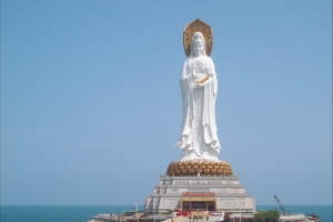 南海观音菩萨4K壁纸图片