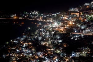 城市 夜晚 城市灯光 shimla manali 印度 4k壁纸 3840x2160