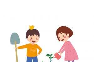 植树节小朋友植树