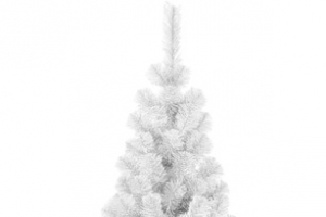 白色圣诞树冬日白雪装饰