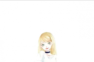 唯美手绘人物插画