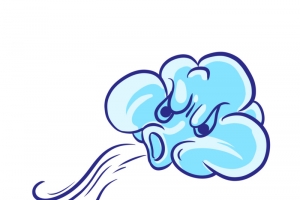 刮风吹风天气气象