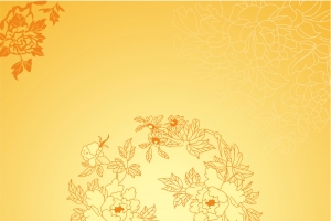 吉祥牡丹花纹底纹背景模板