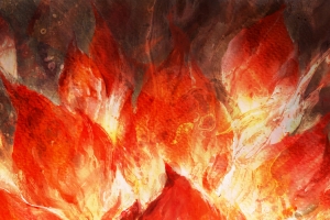 火莲花哪吒2魔童闹海4K超高清手机壁纸2160x3840
