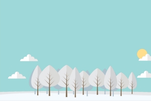 卡通背景清新banner简约插画
