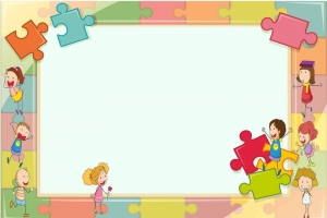 卡通幼儿园海报背景