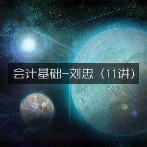 会计基础精讲课程-刘忠老师（共11讲）
