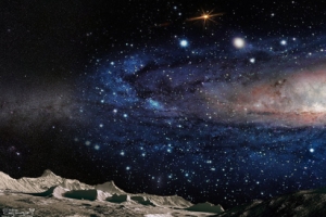 在外星球看宇宙背景图