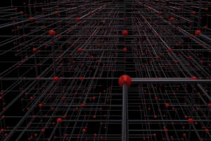 网络 结构 3d 深色 4k壁纸 3840x2160