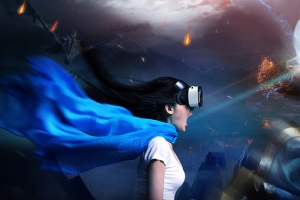 VR科幻科技游戏大气banner