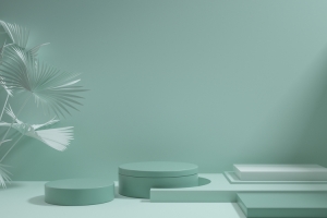 绿色清新c4d场景
