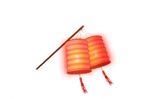 红色新年灯笼