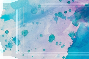 淘宝中国风文艺蓝绿色海报banner