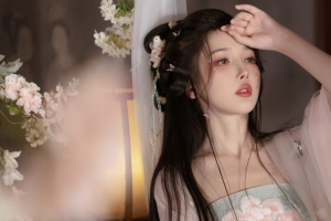 好看古装古风长发美女3440x1440带鱼屏壁纸