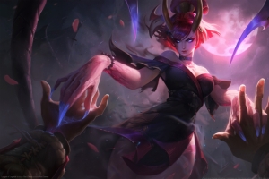 英雄联盟LOL腥红之月 伊芙琳4k壁纸