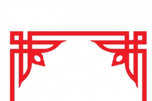 边框剪纸元素中式元素复古花纹