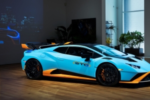 兰博基尼huracan sto lounge nyc 2021 5k跑车壁纸