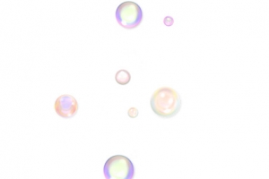 气泡水珠漂浮