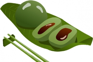 清明节青团手绘