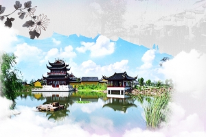 旅游宣传海报背景